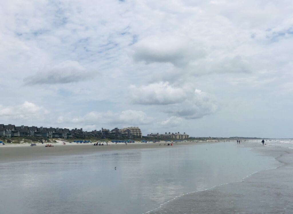 Wide Open Beach and Sky in Kiawah Island