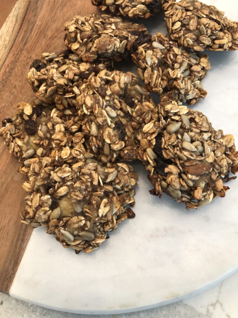 Healthy Muesli Banana Cookies