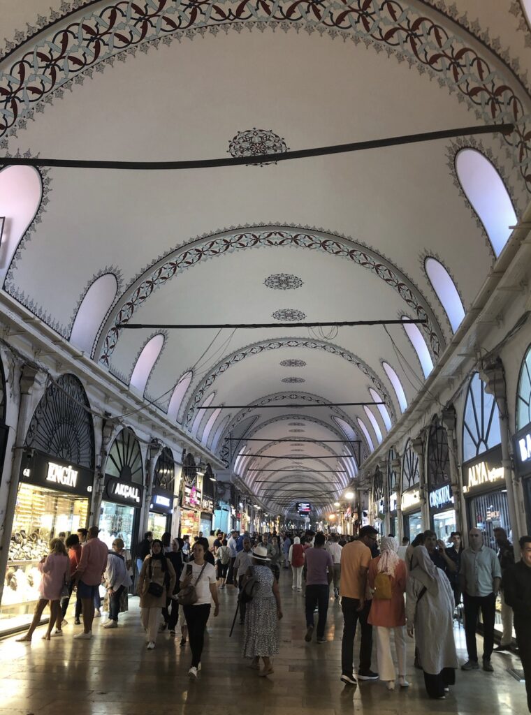 Bustling Hallways of the Grand Bazaar, Istanbul, Turkey