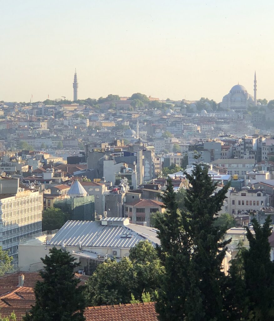 Rooftop Views of Beautiful Istanbul, Turkey
