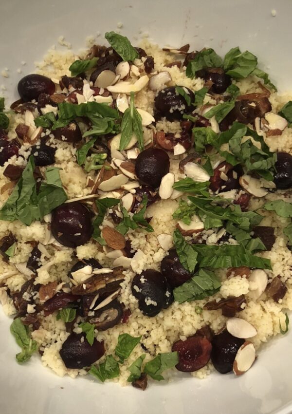 Cherry, Date and Almond Couscous
