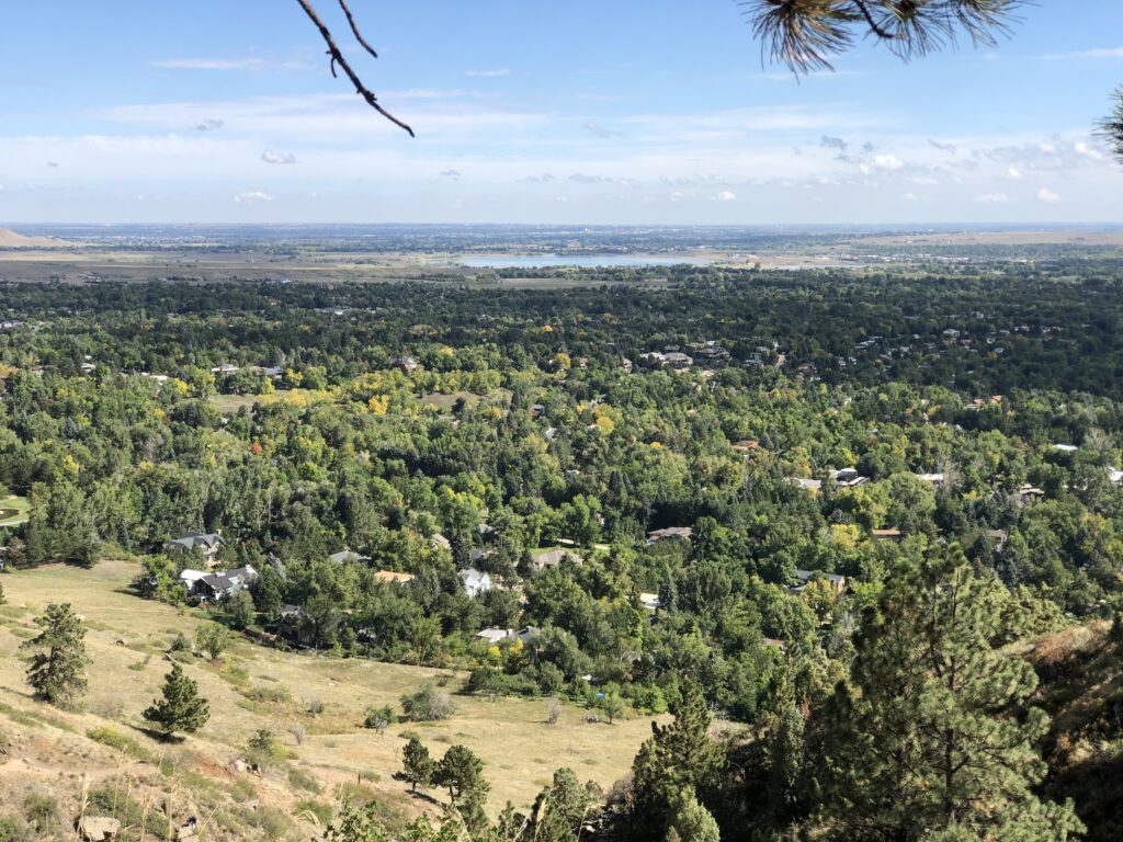 Breathtaking Views from Boulder's Mount Sanitas during Girls Fall Getaway