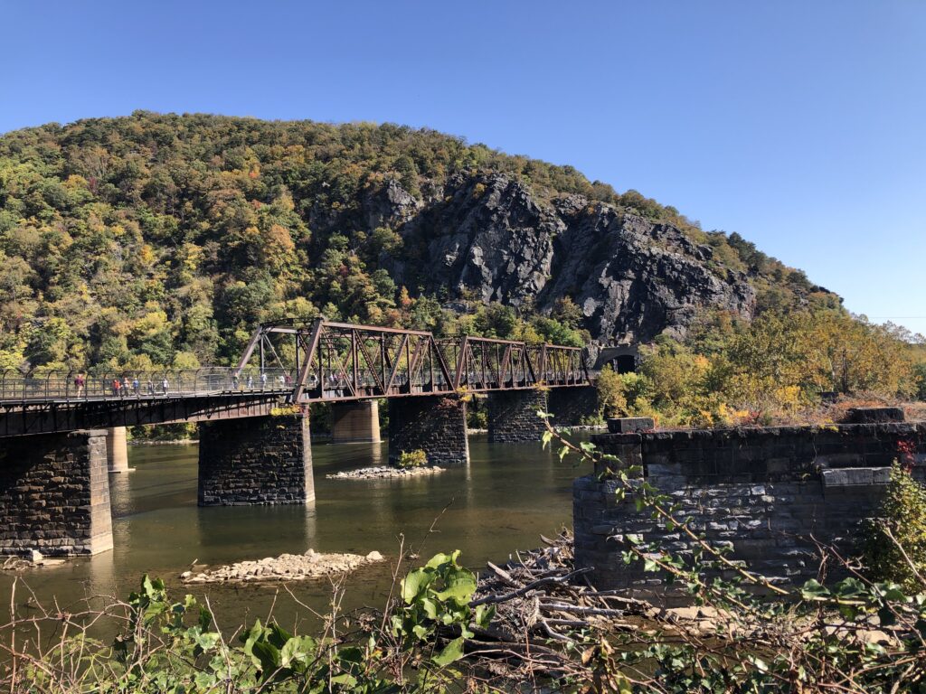 Footbridge by The Point and the C&O Canal, Harpers Ferry, WV