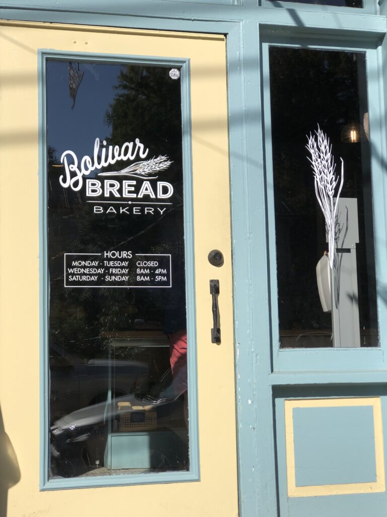 Pick up freshly backed breads at Bolivar Bread Bakery, Harpers Ferry, WV