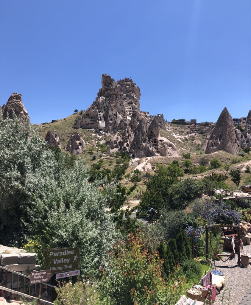 Hiking up Paradise Valley in Uchisar is a Top 10 Activity to do in Cappadocia, Turkey