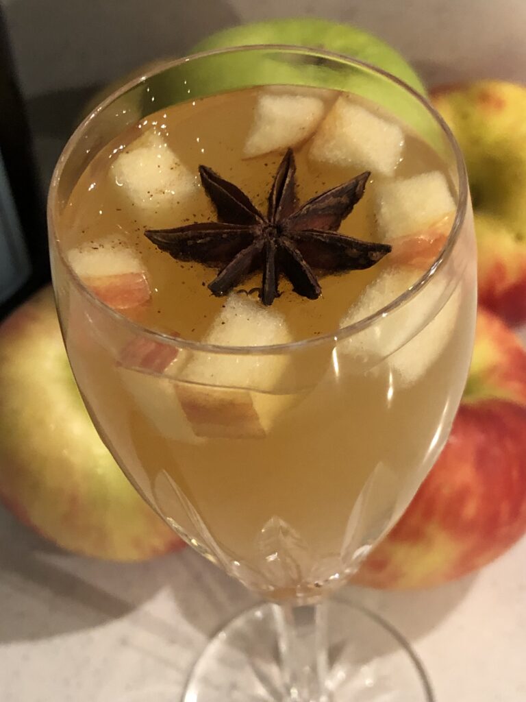 Star Anise dresses up Apple Cider Mimosa