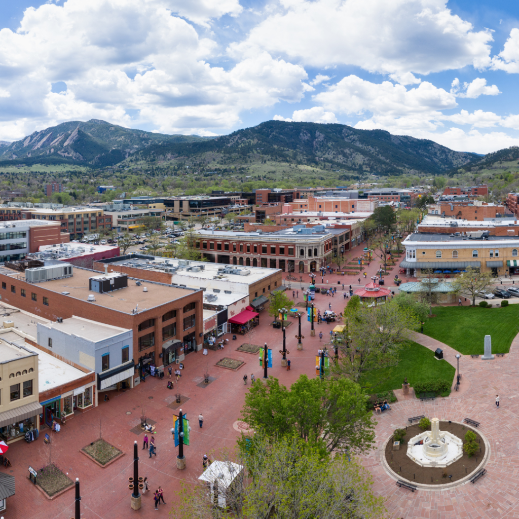 Shopping Time during Girls Fall Getaway at Boulder's Pearl Street Mall