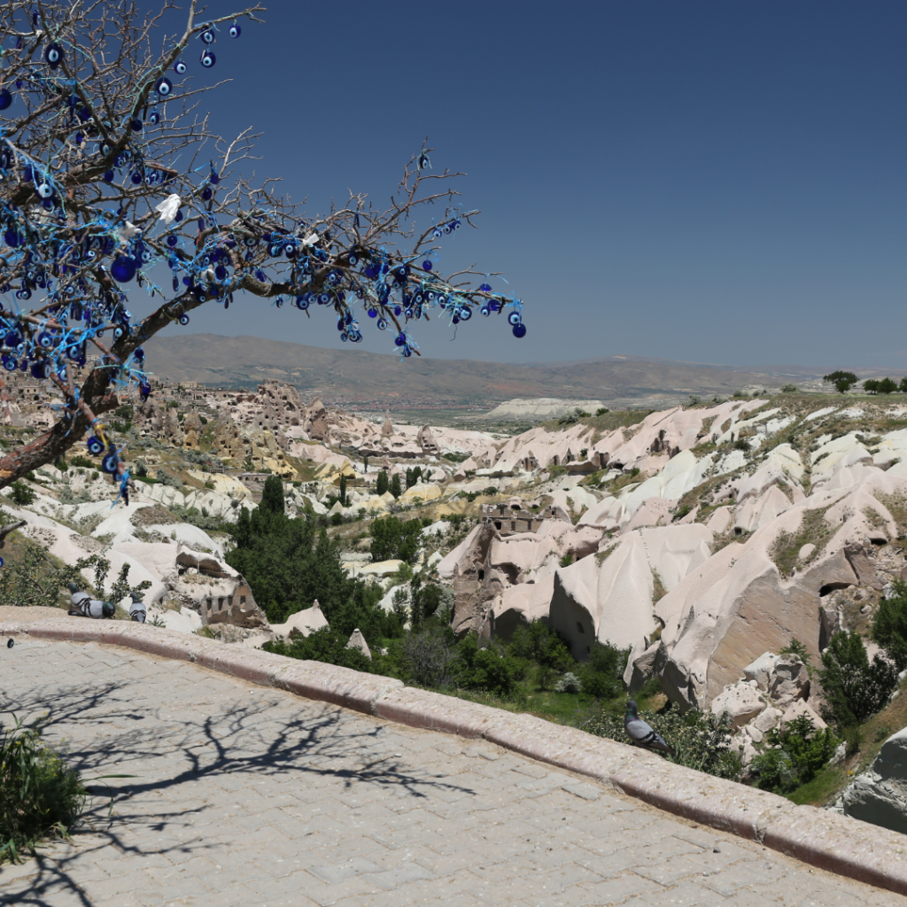 Visiting the evil eye tree at Esentepe is a Top 10 Activity to Do in Cappadocia, Turkey