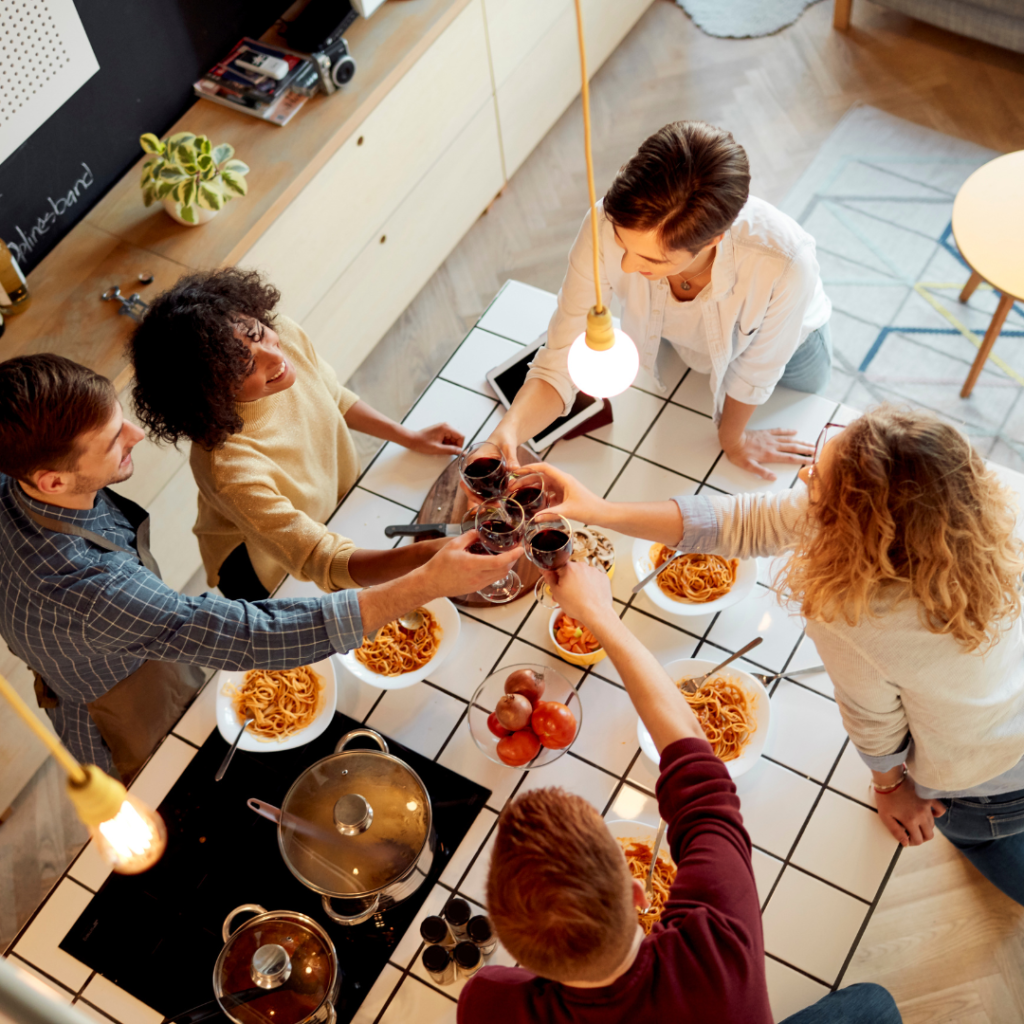 Empty Nesters Enjoy Simple Weeknight Gatherings With Friends