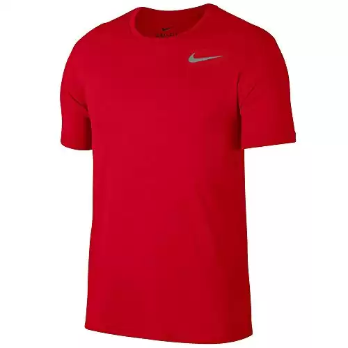 Nike Men's Shirt Short Sleeve Legend Large, University Red