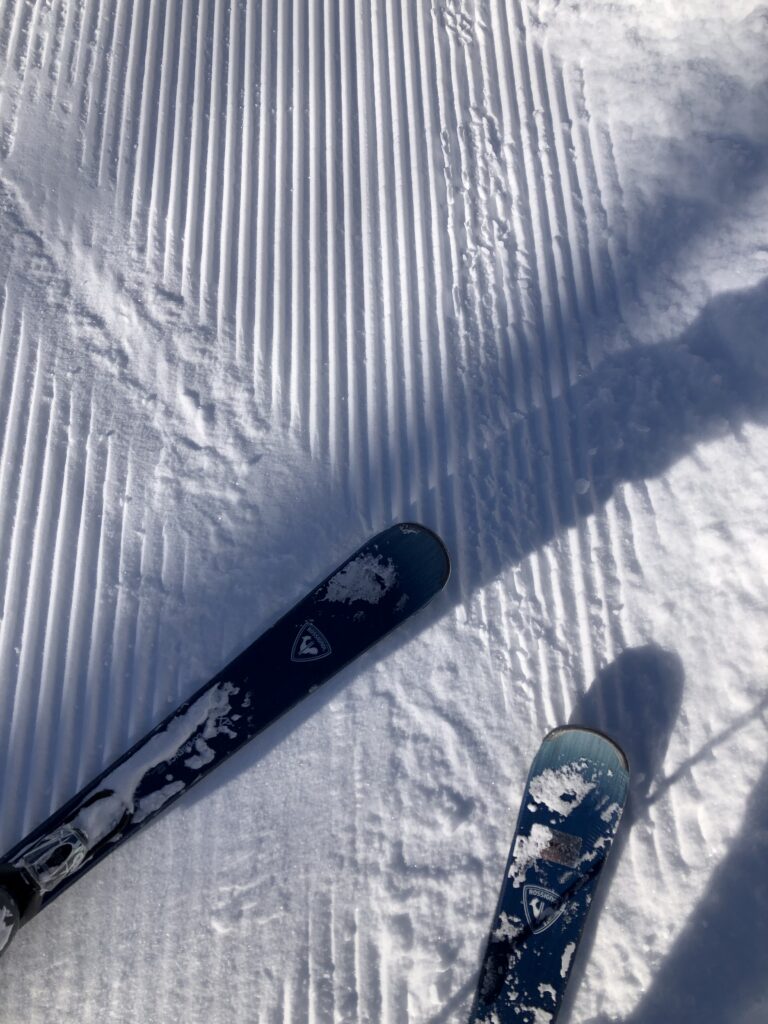 Well-groomed runs at Beaver Creek, CO