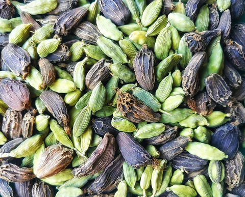 Cardamom, known as the "Queen of Spices" comes in green and black varieties