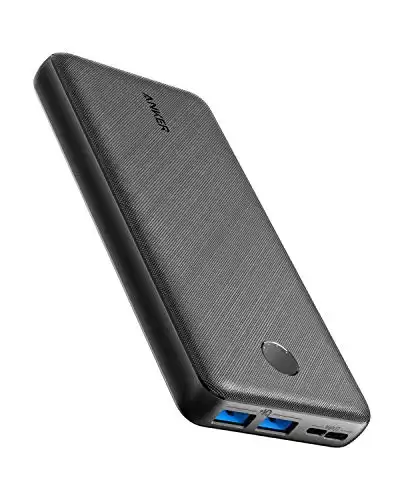 Anker Portable Charger, 325 Power Bank (PowerCore Essential 20K) 20000mAh Battery Pack with PowerIQ Technology and USB-C (Recharge Only) for iPhone, Samsung Galaxy, and More