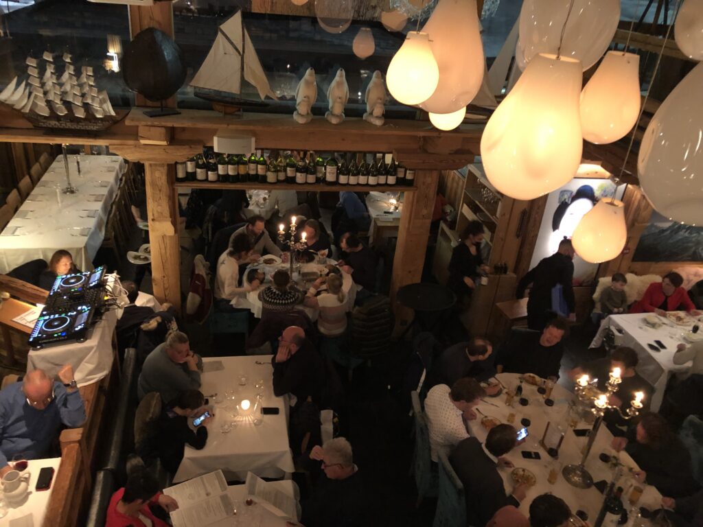 Buzzy Atmosphere with DJ at Le Cap Horn Restaurant, Chamonix 