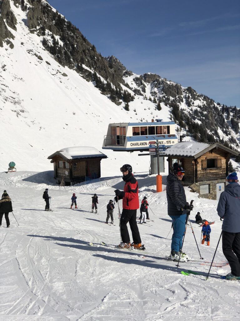 Catching the Lifts in Chamonix, Mont-Blanc, France