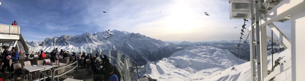 Ski Sky High Peaks at Chamonix Mont-Blanc, France