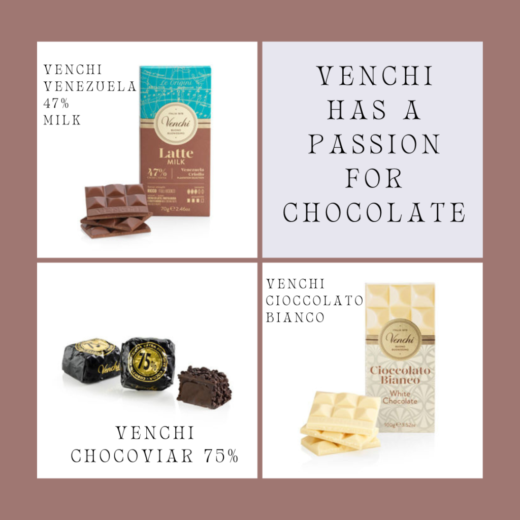 Italian Chocolatier Venchi has an array of chocolates to complement any wine pairing