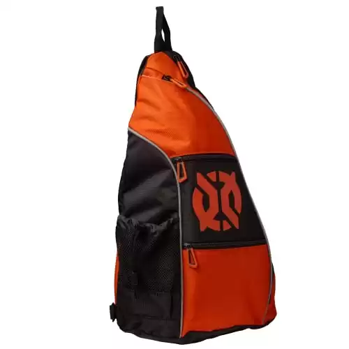 Onix Pickleball Pro Team Sling Bag — Orange/Black