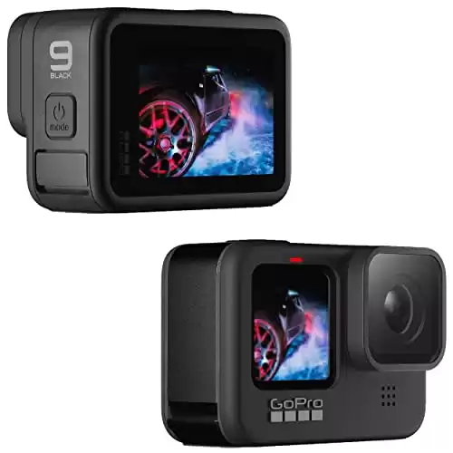 GoPro HERO9 Black - E-Commerce Packaging - Waterproof Action Camera with Front LCD and Touch Rear Screens, 5K Ultra HD Video, 20MP Photos, 1080p Live Streaming, Webcam, Stabilization