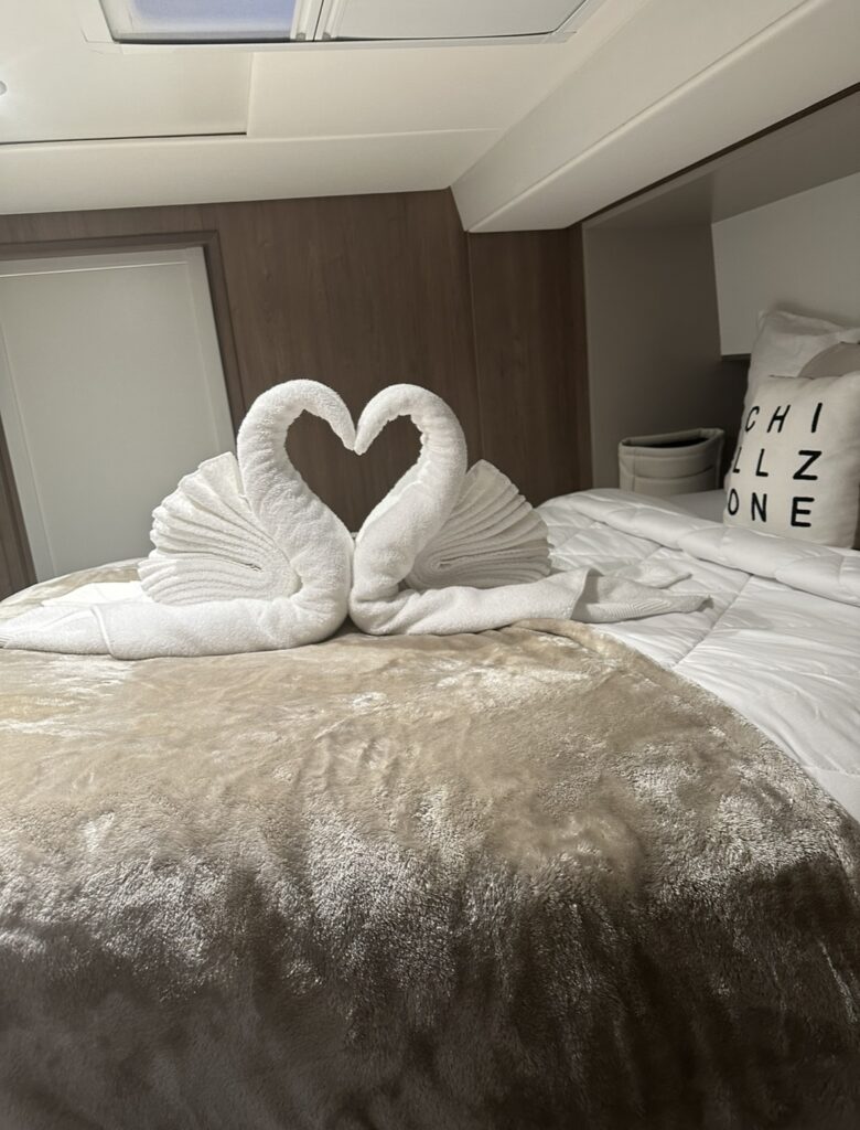 Bedroom on Sailing Through Paradise in British Virgin Islands