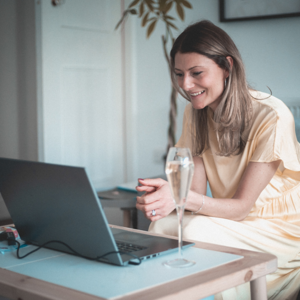 Scheduling a Family Facetime or Zoom Call is a great way to celebrate Mother's Day in the Empty Nest