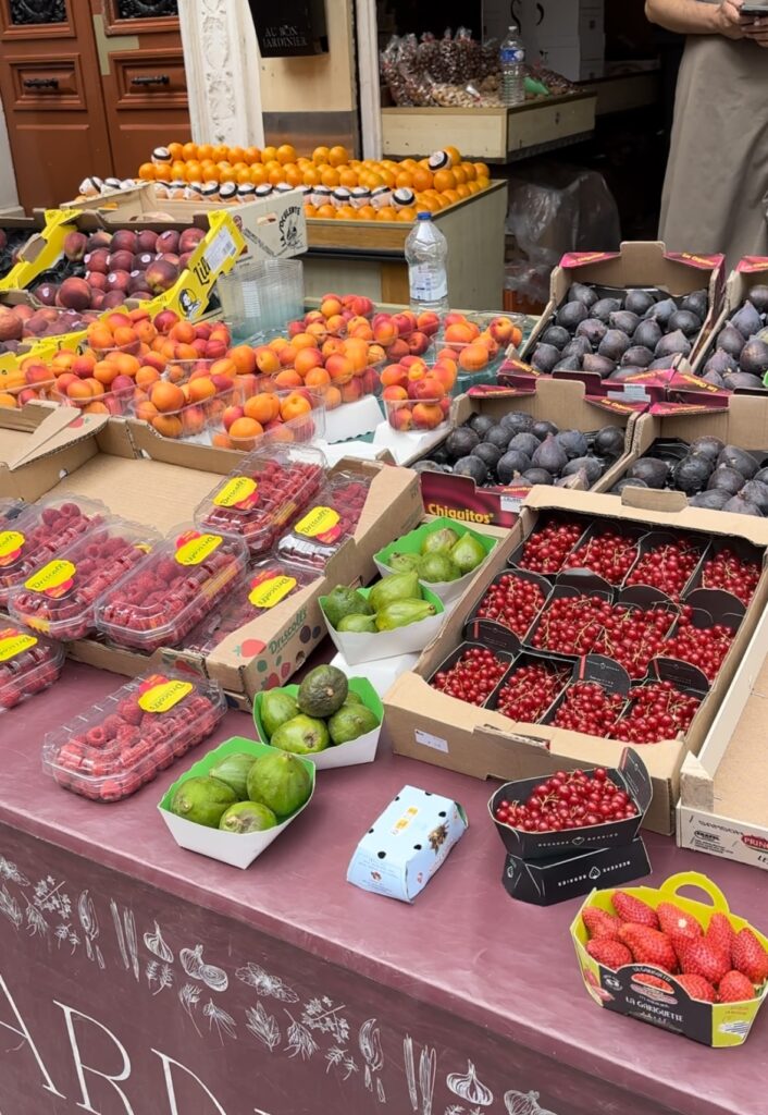 The freshest produce at Au Bon Jardinier on Rue Cler