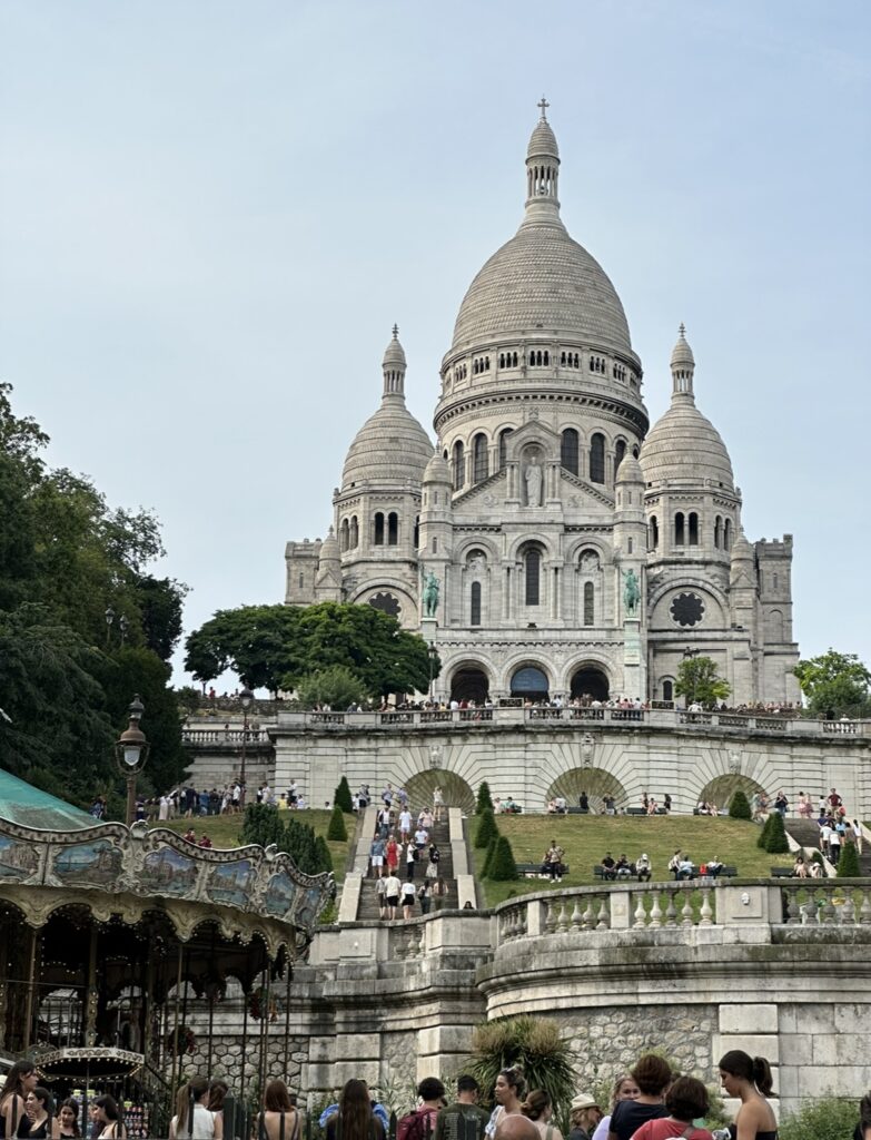 Head to the top of Sacre-Couer for stunning views of Paris