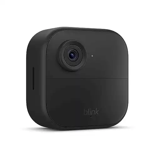 All-New Blink Outdoor 4 (4th Gen) – Wire-free HD smart security camera, two-year battery life, enhanced motion detection, Works with Alexa – Add-on camera (Sync Module required)