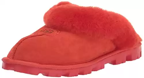 UGG Women's Coquette Slipper, RED Pepper, 6