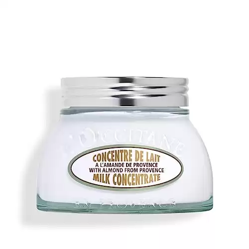 L'Occitane Almond Milk Concentrate 200ml, 6.9 oz.: 48 Hour Hydration*, Smooth, Visibly Firm Skin, Delicious Scent, With Almond Oil, Soften Skin