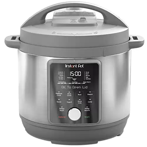 Instant Pot Duo Plus, 6-Quart Whisper Quiet 9-in-1 Electric Pressure Cooker, Slow Rice Steamer, Sauté, Yogurt Maker, Warmer & Sterilizer, Free App with 800+ Recipes, Stainless Steel