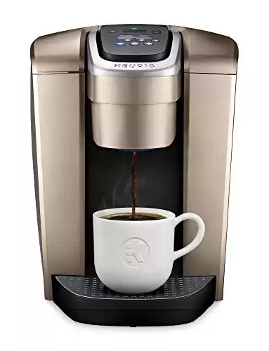 Keurig K-Elite Single Serve K-Cup Pod Coffee Maker, Brushed Gold