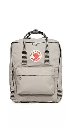 Fjallraven Women's Kanken Backpack, Fog/Striped, One Size