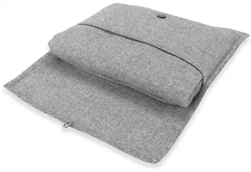 Jet&Bo 100% Pure Cashmere Blanket & Storage Pouch Gray 60" x 45" in Gift Box