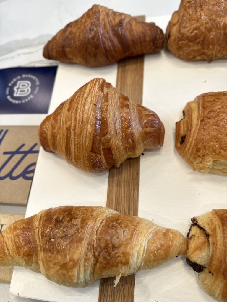 Plain Croissants from Paul, Paris Baguette and Fresh Baguette in Battle of the French Bakeries