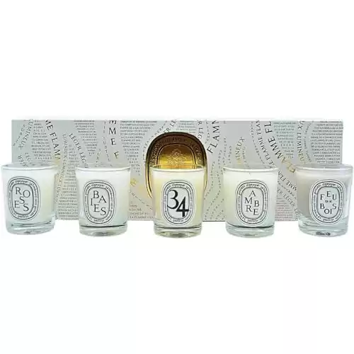 Diptyque Set of 5 Mini Signature Candles Gift Set: