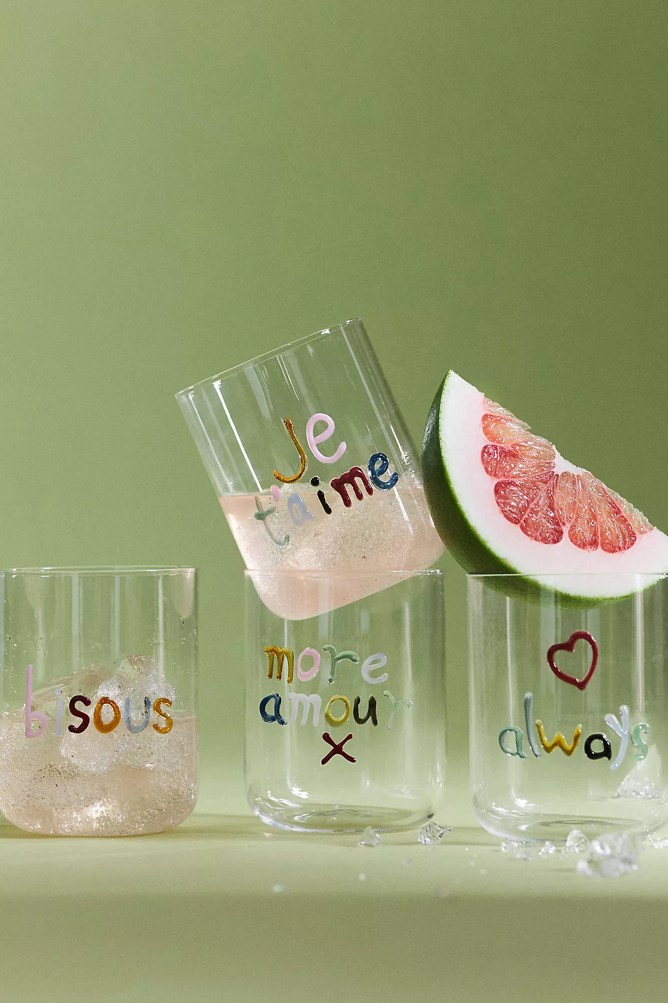 Love Notes Juice Glass | AnthroHome