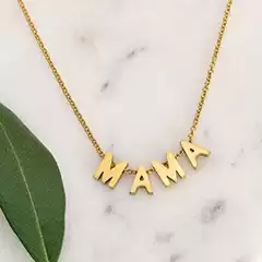 Mama Gold Necklace, Mother's Day Gifts: Olive & Cocoa, LLC