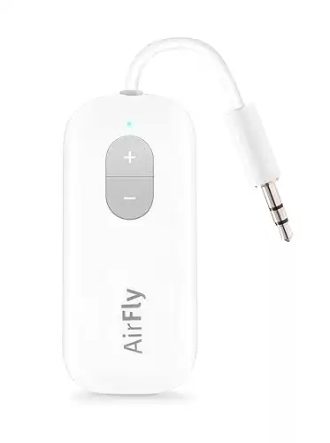 Twelve South AirFly SE Bluetooth Wireless Audio Transmitter Receiver for AirPods or Wireless Headphones