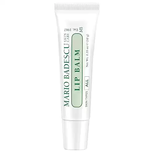 Mario Badescu Moisturizing Lip Balm for Dry Lips, Infused with Coconut Oil and Shea Butter