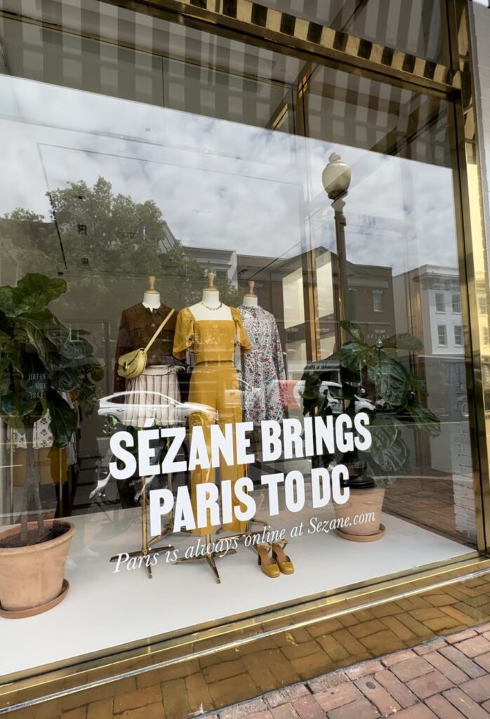 The new DC Sezane in Georgetown