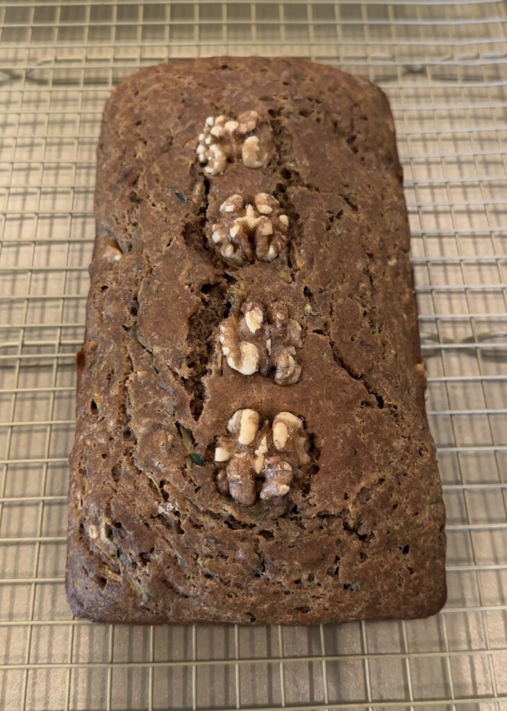 Steamy Quick and Healthy Zucchini Bread