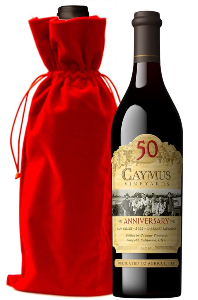 A special bottle of Caymus is a beautiful Food and Wine gift for any occasion