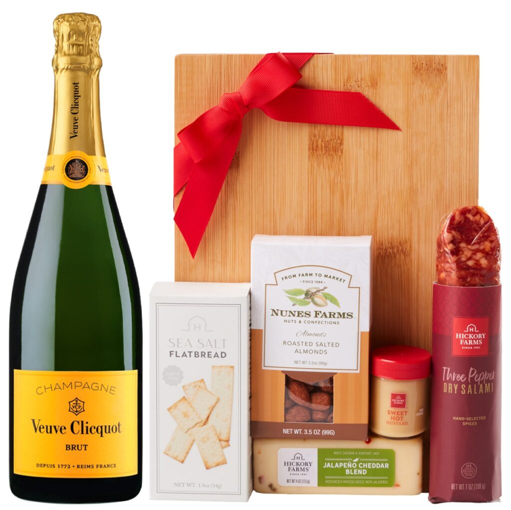 Wine.com's Veuve Clicquot Cheese Board Gift Set is a fabulous Food & Wine Gift