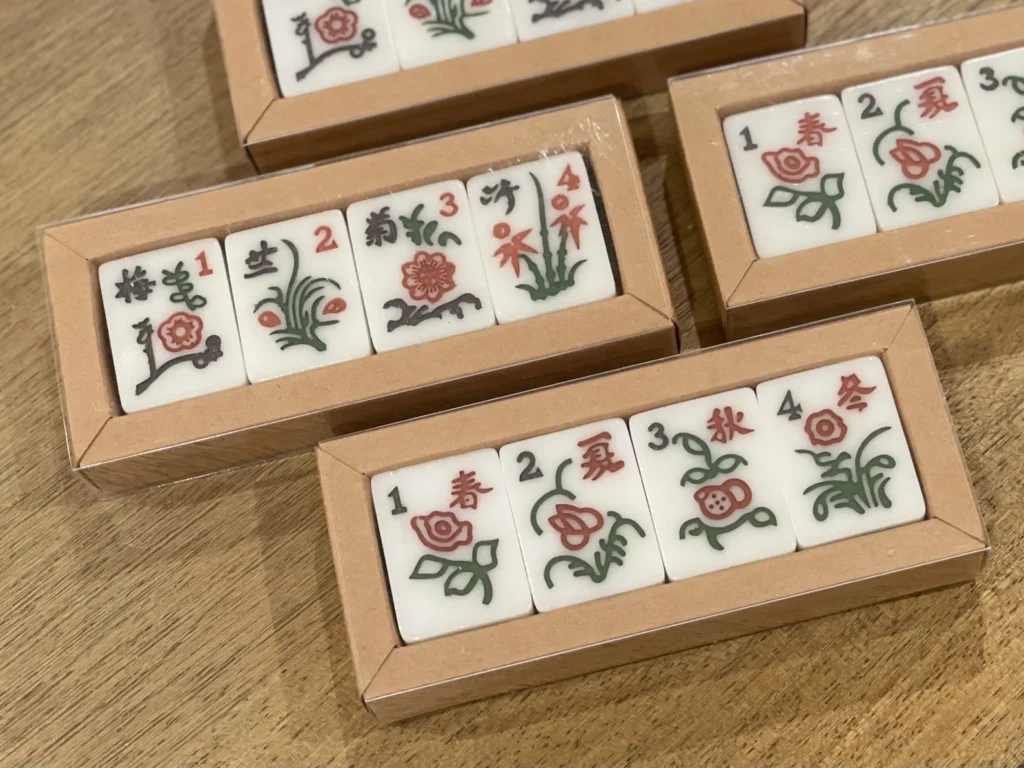 Mahjong Flower Tile Soaps make a unique gift